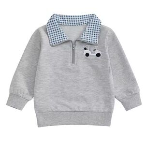 Boys Golf 3/4 Zip Pullover